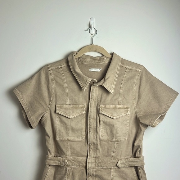 Anthropologie Good American Fit For Success Tan Mini Dress Size XL - Picture 5 of 10